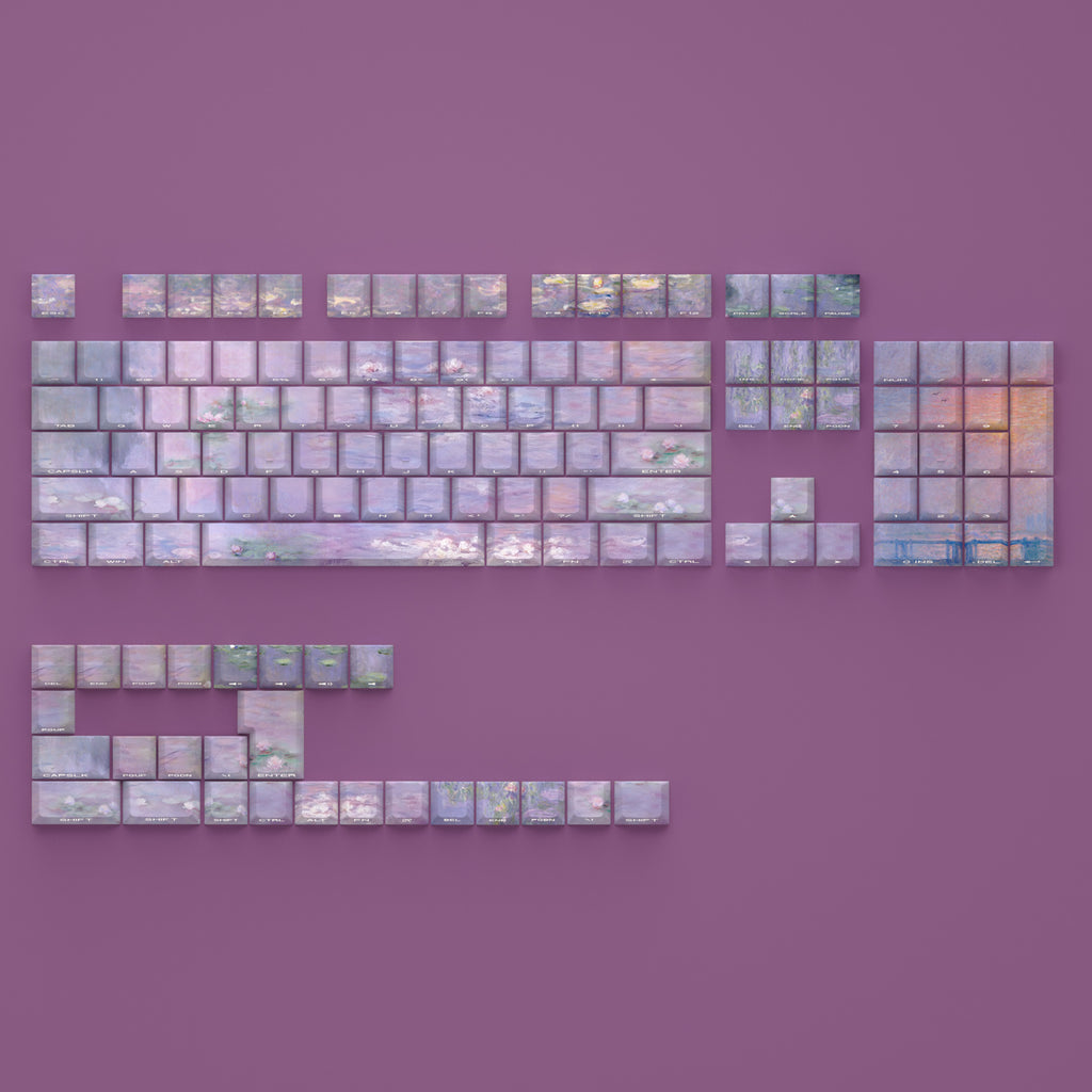 Wenshao Sleeping Lotus Key Cap Side Carved Light Transmission Original Height Adaptation 61 65 68 75 87 98 104