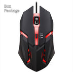Wired Mouse Computer E-sports Colorful Breathing Light Luminous USB Office Gaming